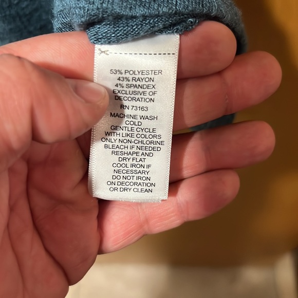 Cupio Women's Mini T-Shirt Dress Scoop Neck Short Sleeves Pullover Size Medium - Picture 3 of 4